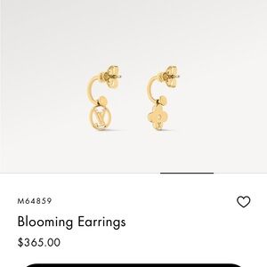 Louis Vuitton blooming earings